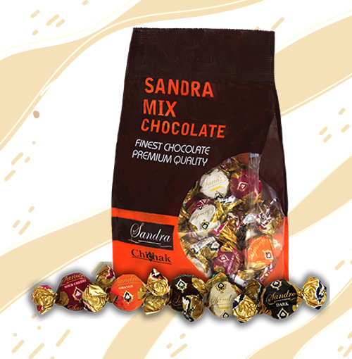 شکلات ساندرا دوسر پیچ پاکتی